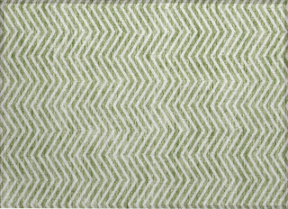 Piper Looms Chantille Chevron ACN934 Green Machine Washable Area Rug Scatter Main Image