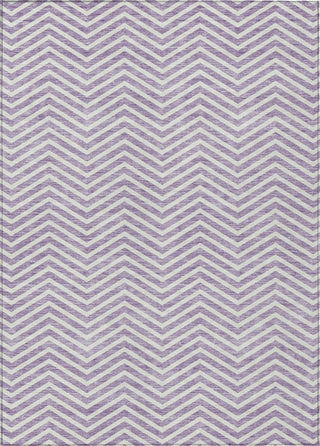 Piper Looms Chantille Chevron ACN934 Lilac Machine Washable Area Rug main image