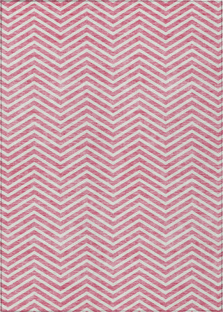 Piper Looms Chantille Chevron ACN934 Pink Machine Washable Area Rug main image