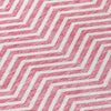Piper Looms Chantille Chevron ACN934 Pink Machine Washable Area Rug Swatch Image