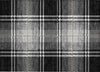 Piper Looms Chantille Plaid ACN935 Black Machine Washable Area Rug Scatter Main Image