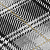 Piper Looms Chantille Plaid ACN935 Black Machine Washable Area Rug Swatch Image