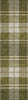 Piper Looms Chantille Plaid ACN935 Olive Machine Washable Area Rug Runner Main Image