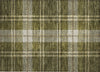 Piper Looms Chantille Plaid ACN935 Olive Machine Washable Area Rug Scatter Main Image