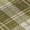 Piper Looms Chantille Plaid ACN935 Olive Machine Washable Area Rug Swatch Image