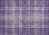 Piper Looms Chantille Plaid ACN935 Purple Machine Washable Area Rug Scatter Main Image