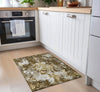 Piper Looms Chantille Damask ACN936 Brown Machine Washable Area Rug Scatter Lifestyle Image Feature