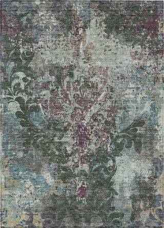 Piper Looms Chantille Damask ACN936 Fern Machine Washable Area Rug main image
