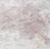 Piper Looms Chantille Damask ACN936 Ivory Machine Washable Area Rug Swatch Image