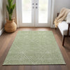 Piper Looms Chantille Geometric ACN937 Aloe Machine Washable Area Rug Lifestyle Image Feature
