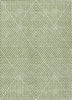 Piper Looms Chantille Geometric ACN937 Aloe Machine Washable Area Rug main image