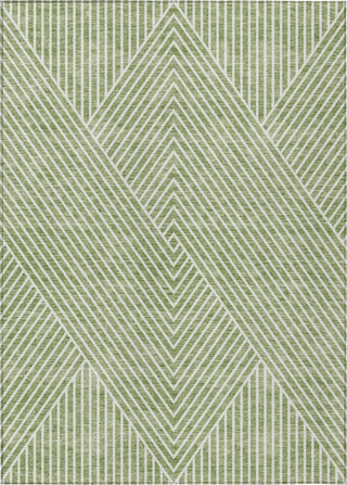 Piper Looms Chantille Geometric ACN937 Aloe Machine Washable Area Rug main image