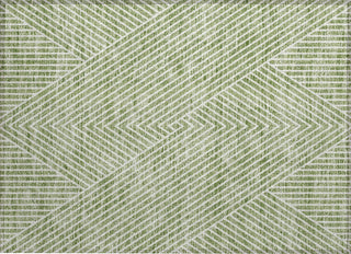Piper Looms Chantille Geometric ACN937 Aloe Machine Washable Area Rug Scatter Main Image