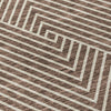 Piper Looms Chantille Geometric ACN937 Brown Machine Washable Area Rug Swatch Image