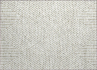 Piper Looms Chantille Geometric ACN937 Ivory Machine Washable Area Rug Scatter Main Image