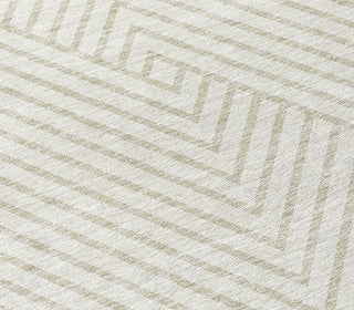 Piper Looms Chantille Geometric ACN937 Ivory Machine Washable Area Rug Swatch Image
