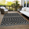 Piper Looms Chantille Southwest ACN938 Black Machine Washable Area Rug Outdoor Lifestyle Image Feature