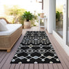 Piper Looms Chantille Southwest ACN938 Black Machine Washable Area Rug Runner Outdoor Lifestyle Image Feature
