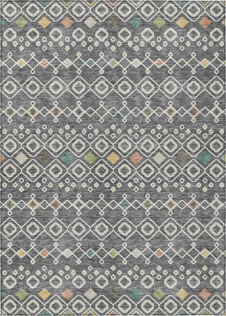 Piper Looms Chantille Southwest ACN938 Gray Machine Washable Area Rug main image
