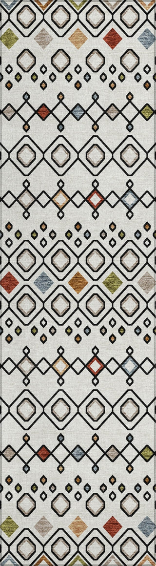 Piper Looms Chantille Southwest ACN938 Ivory Machine Washable Area Rug Runner Main Image