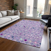 Piper Looms Chantille Southwest ACN938 Lavender Machine Washable Area Rug Lifestyle Image Feature