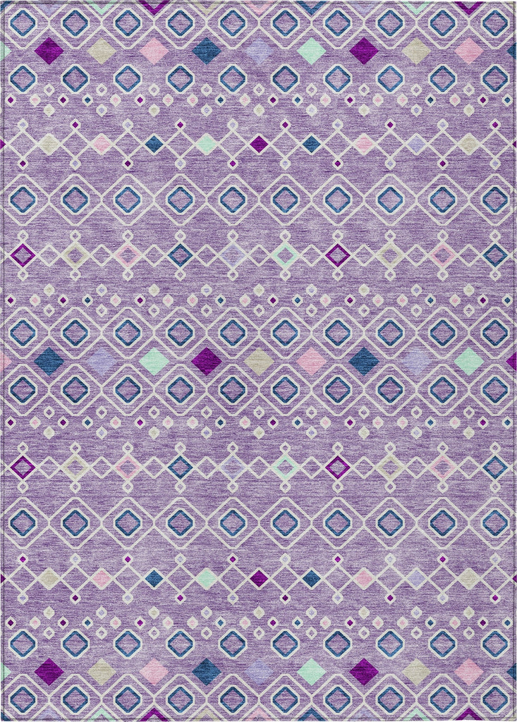 Piper Looms Chantille Southwest ACN938 Lavender Machine Washable Area Rug main image