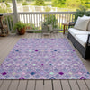 Piper Looms Chantille Southwest ACN938 Lavender Machine Washable Area Rug Outdoor Lifestyle Image Feature