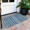 Piper Looms Chantille Southwest ACN938 Navy Machine Washable Area Rug Scatter Outdoor Lifestyle Image Feature