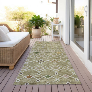 Piper Looms Chantille Southwest ACN938 Sage Machine Washable Area Rug Runner Outdoor Lifestyle Image Feature