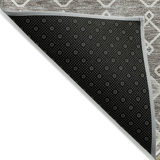 Piper Looms Chantille Southwest ACN938 Taupe Machine Washable Area Rug Backing Image