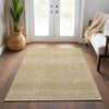 Piper Looms Chantille Stripes ACN939 Gold Machine Washable Area Rug Lifestyle Image Feature