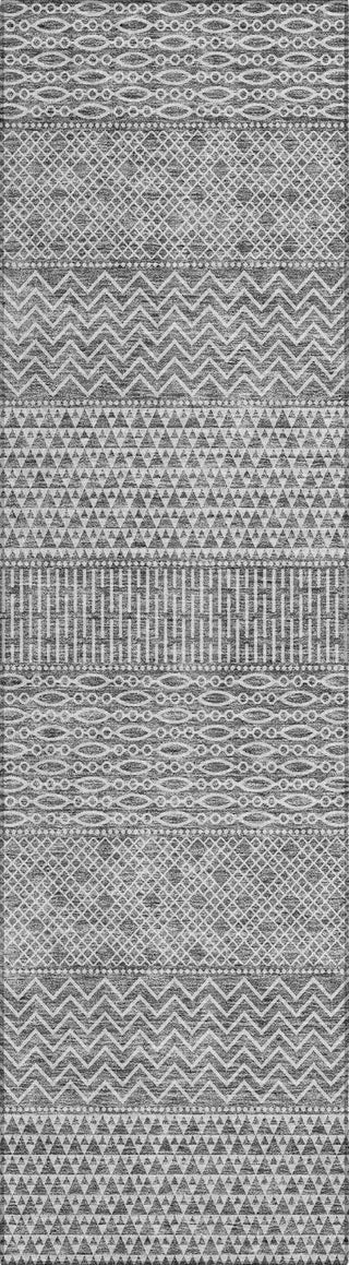 Piper Looms Chantille Stripes ACN939 Gray Machine Washable Area Rug Runner Main Image