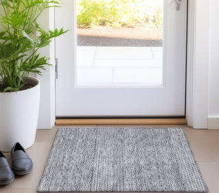 Piper Looms Chantille Stripes ACN939 Gray Machine Washable Area Rug Scatter Lifestyle Image Feature
