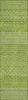 Piper Looms Chantille Stripes ACN939 Lime Machine Washable Area Rug Runner Main Image