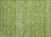 Piper Looms Chantille Stripes ACN939 Lime Machine Washable Area Rug Scatter Main Image