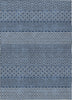 Piper Looms Chantille Stripes ACN939 Navy Machine Washable Area Rug main image