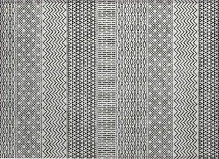 Piper Looms Chantille Stripes ACN939 White Machine Washable Area Rug Scatter Main Image