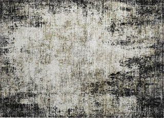 Piper Looms Chantille Abstract ACN940 Black Machine Washable Area Rug Scatter Main Image