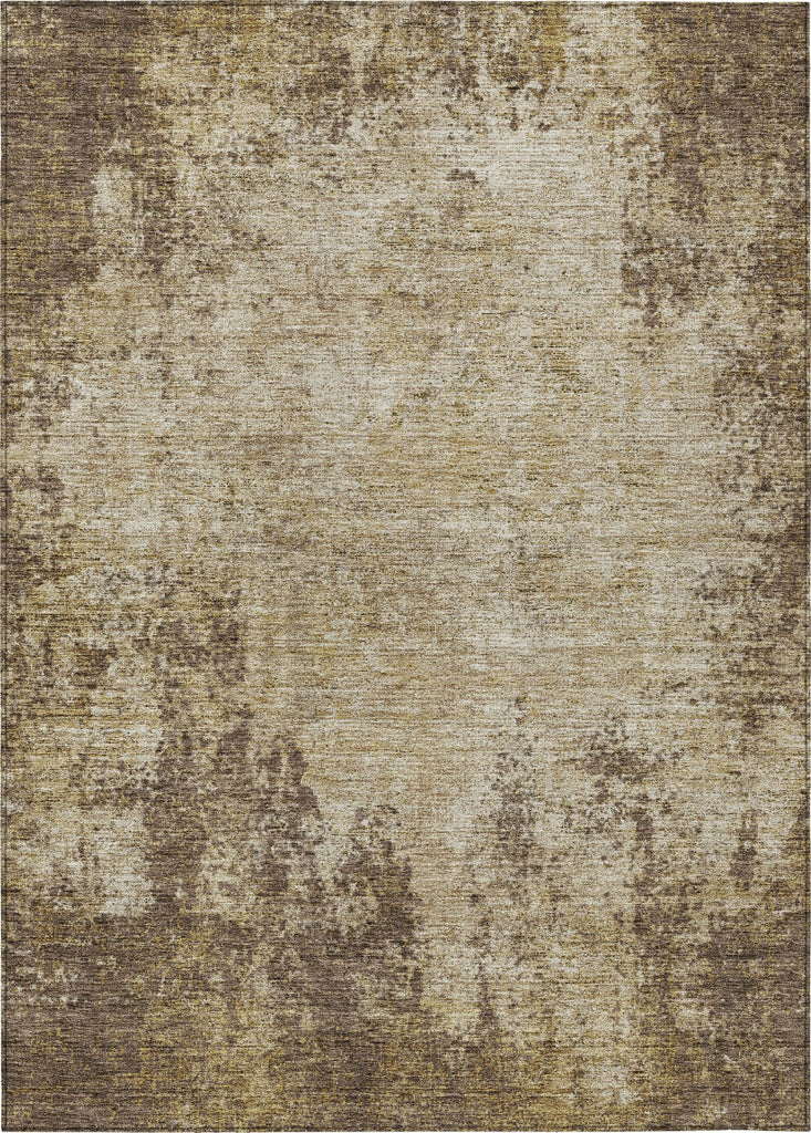 Piper Looms Chantille Abstract ACN940 Brown Machine Washable Area Rug main image