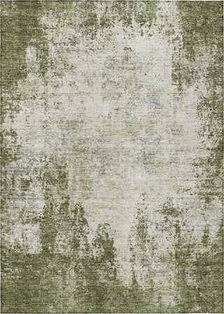 Piper Looms Chantille Abstract ACN940 Olive Machine Washable Area Rug main image