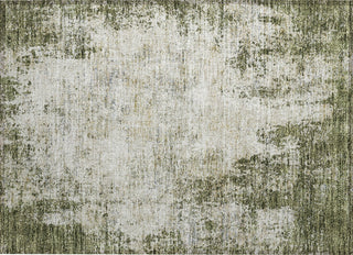 Piper Looms Chantille Abstract ACN940 Olive Machine Washable Area Rug Scatter Main Image