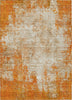 Piper Looms Chantille Abstract ACN940 Orange Machine Washable Area Rug main image