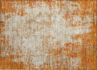 Piper Looms Chantille Abstract ACN940 Orange Machine Washable Area Rug Scatter Main Image