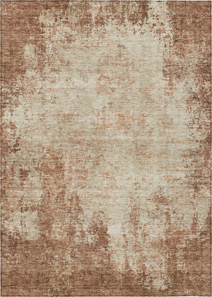 Piper Looms Chantille Abstract ACN940 Paprika Machine Washable Area Rug main image