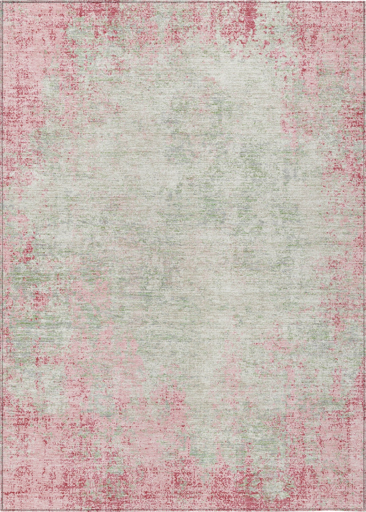 Piper Looms Chantille Abstract ACN940 Pink Machine Washable Area Rug main image