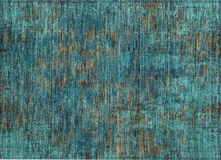 Piper Looms Chantille Abstract ACN940 Teal Machine Washable Area Rug Scatter Main Image