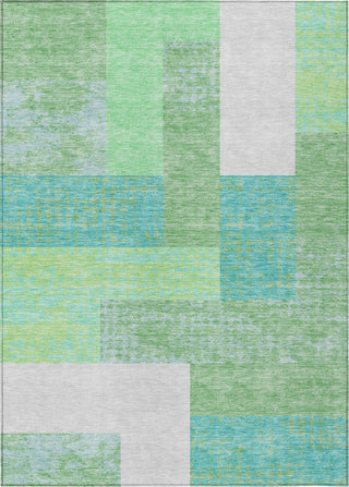 Piper Looms Chantille Rectangles ACN941 Aloe Machine Washable Area Rug main image