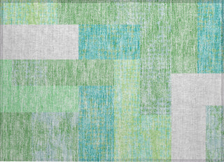 Piper Looms Chantille Rectangles ACN941 Aloe Machine Washable Area Rug Scatter Main Image
