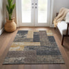 Piper Looms Chantille Rectangles ACN941 Coffee Machine Washable Area Rug Lifestyle Image Feature