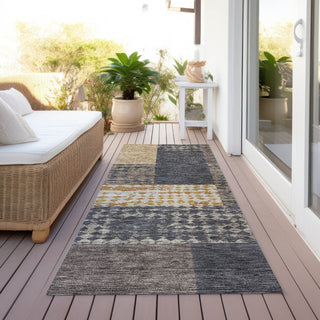 Piper Looms Chantille Rectangles ACN941 Coffee Machine Washable Area Rug Runner Outdoor Lifestyle Image Feature
